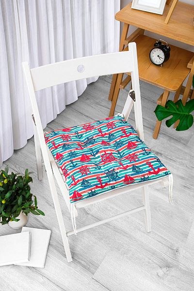 Realhomes Custom Design Digital Printed Pouf Chair Cushion