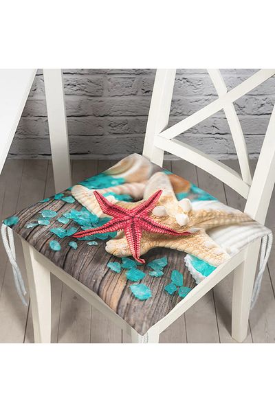 Realhomes Custom Design Digital Printed Pouf Chair Cushion