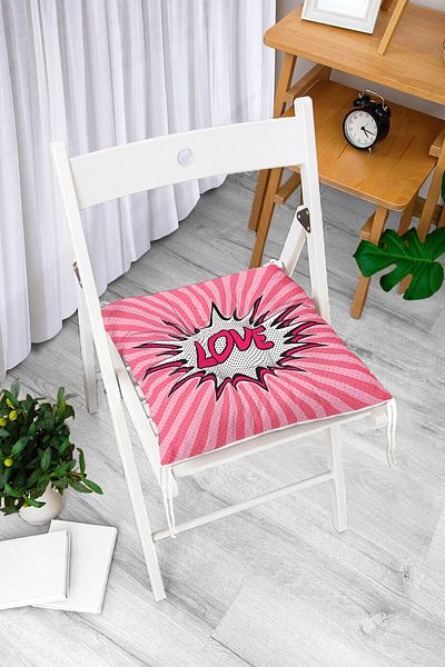 Realhomes Custom Design Digital Printed Pouf Chair Cushion