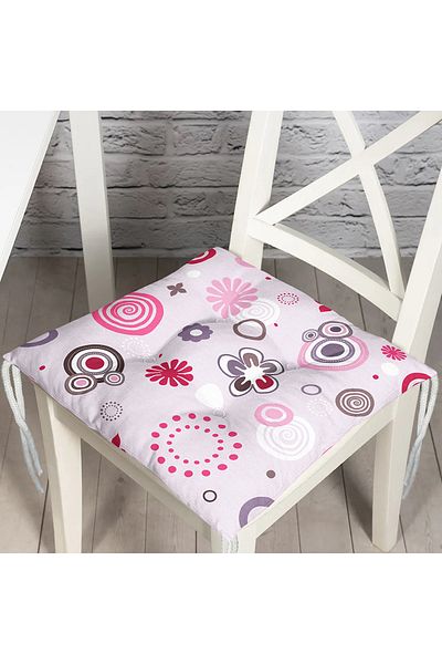 Realhomes Digital Printed Fluffy Chair Cushion