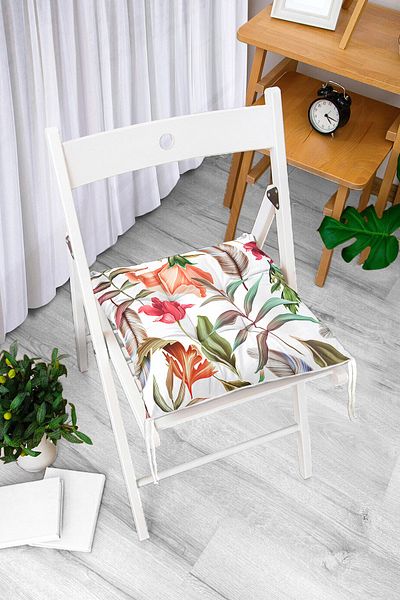 Realhomes Real Homes Digital Printed Fluffy Chair Cushion