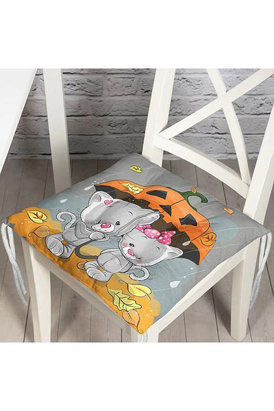 Realhomes Real Homes Digital Printed Fluffy Chair Cushion