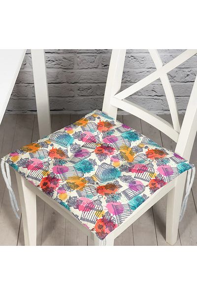 Realhomes Custom Design Digital Printed Pouf Chair Cushion