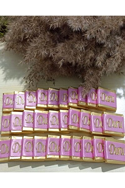 Green Art67 Pleksi Isimli Bebek Çikolatası 25 Adet