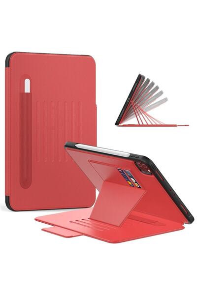 UnDePlus İpad Mini 7 (A17 Pro) Mini 6 Uyumlu Kılıfılıf Multifunction Leather ...