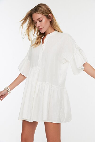 Trendyol Collection Kleid - Weiß - Smock-Kleid