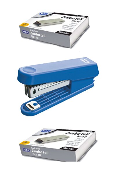 Mas آلة دباسة و 2000 سلك مكتب دباسة سلك غير قابل للانحناء مجموعة مفيدة من الفولاذ المقاوم للصدأ رقم 754