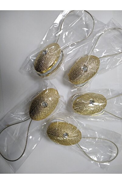 Emsal Agrafă magnetică pentru perdea, cataramă pentru perdea, aurie (PACHET DE 5)