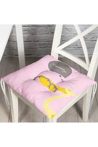 Realhomes Pernă de scaun cu puf imprimată digital cu design personalizat