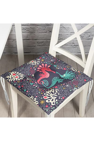 Realhomes Custom Design Digital Printed Pouf Chair Cushion