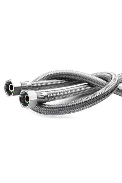 Kastore Spiral Çelik Örgülü Klozet Bağlantı Flex Hortumu - 3/8 - 3/8