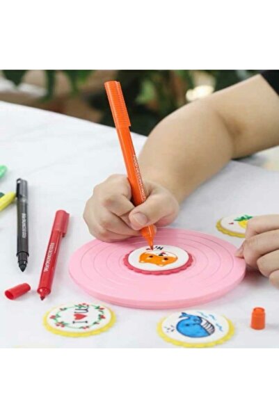 Genel Markalar Siyah Renk Gıda Kalemi-yenilebilir Yazı Yazma Kalemi