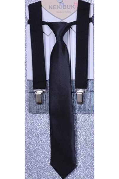 NEKİBUKİ Kravat Pantolon Askı Seti 1-9 Yaş