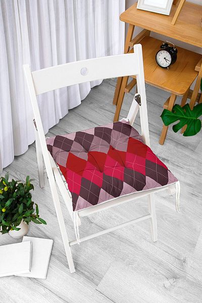Realhomes Digital Printed Fluffy Chair Cushion