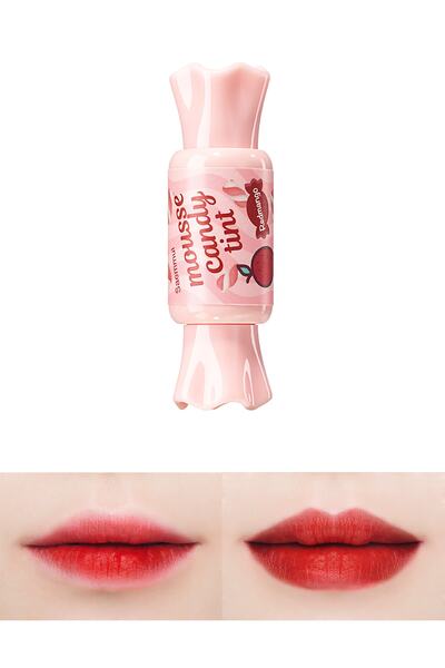 THE SAEM Saemmul Candy Tint - Redmango Mousse 8 g - Moisturizing Foam Construction (Vi̇oni̇ne)