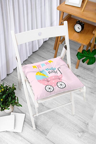 Realhomes Jastuk za stolicu u dečjoj sobi sa digitalnim štampanim uzorkom slo...