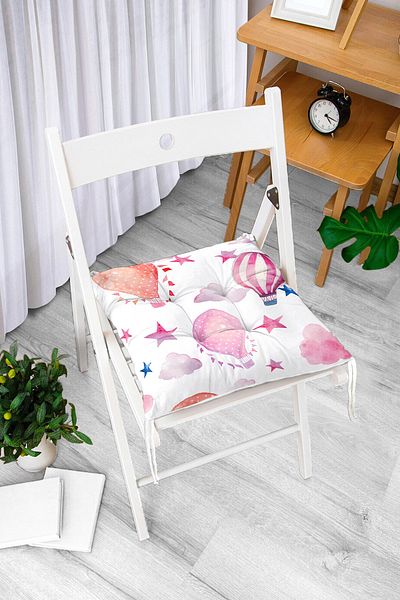 Realhomes Real Homes Digital Printed Fluffy Chair Cushion