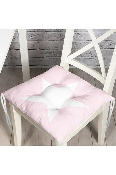 Realhomes Pofidik Square Chair - Digital Printed Cushion