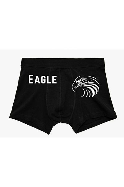 BoxerMasters Black Eagle Written Printed Ανδρικός/ανδρικός μπόξερ