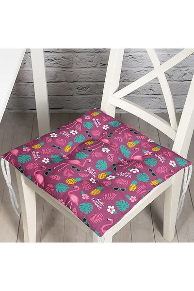 Realhomes Custom Design Digital Printed Pouf Chair Cushion