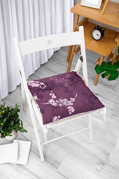 Realhomes Digitalno štampani moderni mekani jastuk za stolicu sa cvetnim uzor...