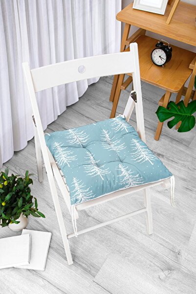 Realhomes Digitalno štampani moderni mekani jastuk za stolicu sa uzorkom belo...