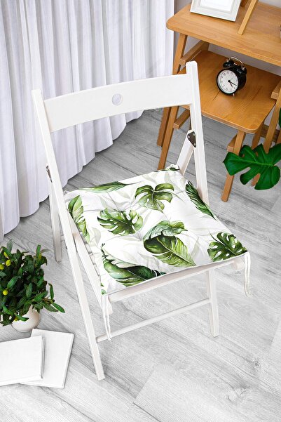 Realhomes Digitalno štampani moderni mekani jastuk za stolicu sa dizajnom zel...
