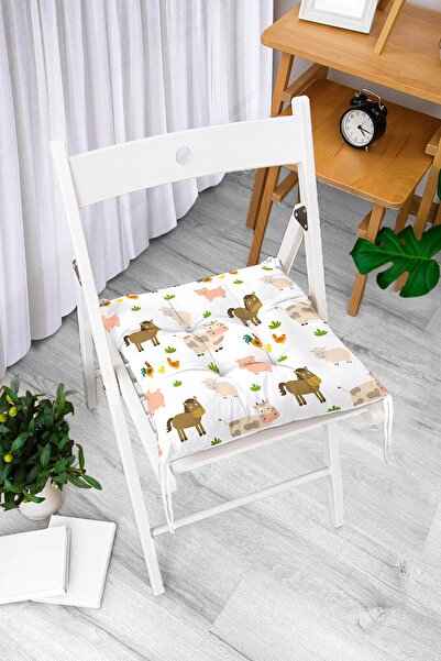 Realhomes Slatka jastučnica za stolicu sa digitalnim štampanim uzorkom krave ...