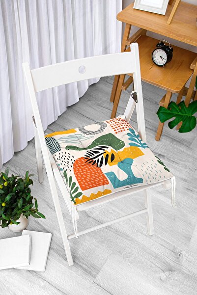 Realhomes Екрю на тлі художніх мотивів, цифровий друк, сучасна подушка для ст...