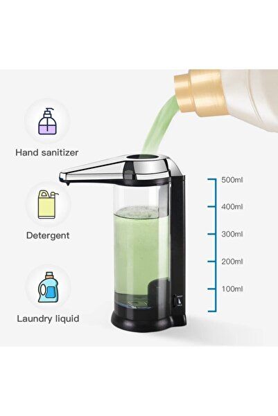 SMARTGIFT Sensörlü Fotoselli Otomatik Akıllı Sıvı Sabunluk 500 ml