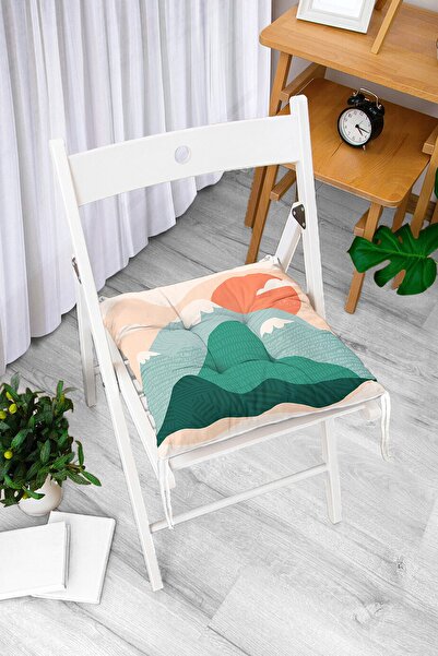 Realhomes Šareni motiv planine, digitalno štampani moderni mekani jastuk za s...