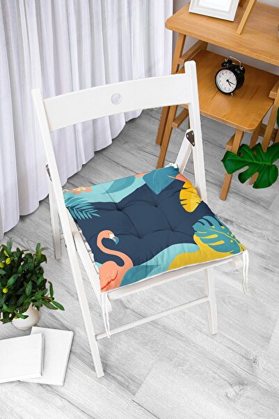 Realhomes Digitalno štampani moderni mekani jastuk za stolicu sa pastelnim uz...