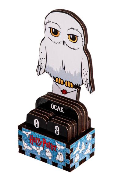 GiFi Sonsuz Biblo Takvim Harry Potter Hedwig Baykuş Mektup Lisanslı Hogwarts'a Davet Mektubu