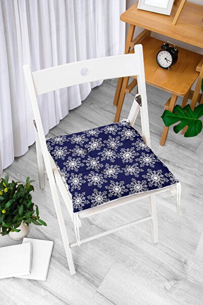 Realhomes Bela pahuljica sa digitalnim printom, moderni pufasti jastuk za sto...