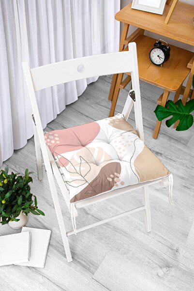 Realhomes Pastelno obojeni jastuk za stolicu sa digitalnim štampanim uzorkom ...