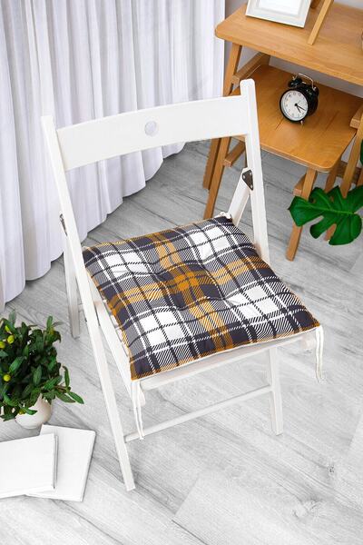 Realhomes Сучасна подушка для стільця з цифровим принтом у вигляді кольорової...