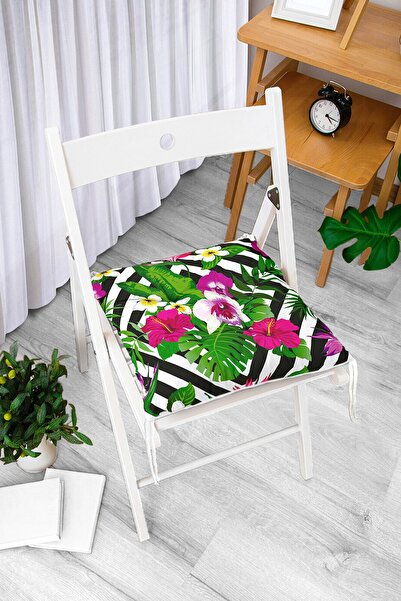 Realhomes Crni zigzag uzorak Ogea motiva, moderni Pofidic jastuk za stolicu