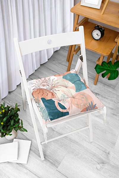 Realhomes Digitalno štampani moderni mekani jastuk za stolicu sa apstraktnim ...