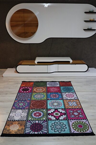 Just Arte Dekoratif Mutfak Halısı Salon Halı Modelleri Dijital Baskılı Makina...