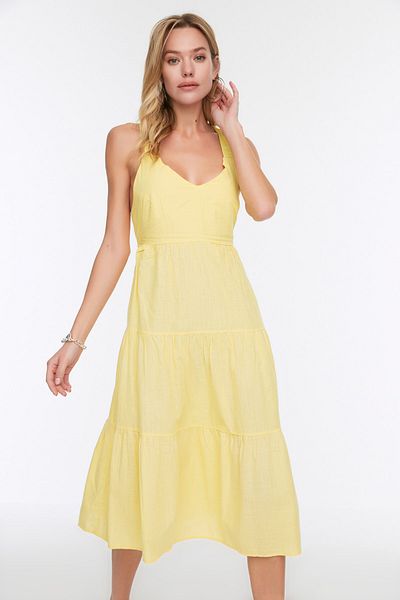 Trendyol Collection Kleid - Gelb - Smock-Kleid