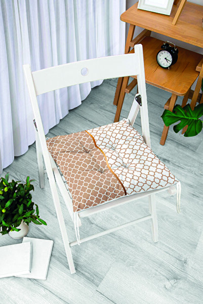 Realhomes Сучасна подушка для стільця з цифровим принтом у вигляді візерунка ...