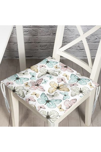 Realhomes Custom Design Digital Printed Pouf Chair Cushion