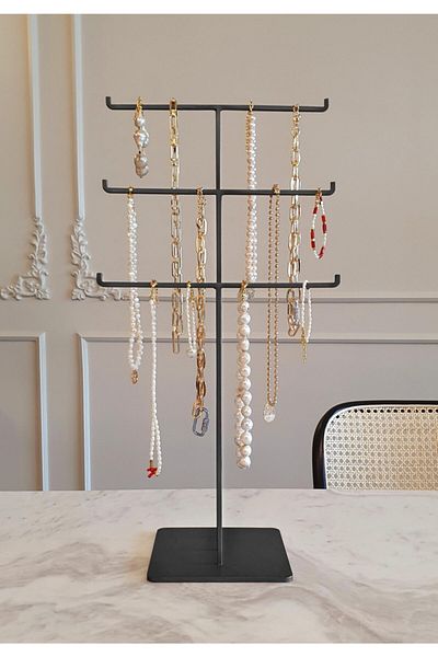 The Mia Jewelry 3 Pieces - Black - 50 X 25 Cm