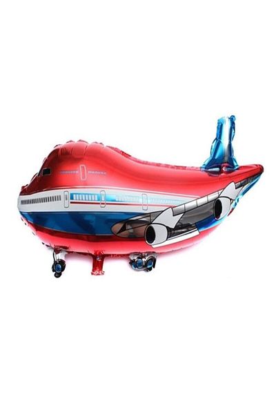 DÜVENCİ TİCARET Red Airplane Foil Balloon