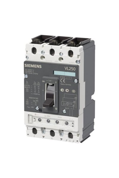 Siemens Sıemens Vl 250-55ka 250a Kompakt Şalter 3vl3725-1de36-0aa0
