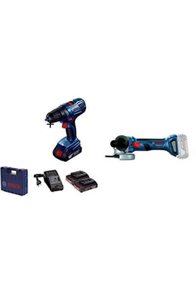 Bosch Professional Gsr 180-lı + Gws 180-lı Akülü Taşlama Makinesi 2 X 2,0 Ah ...