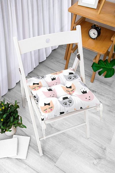 Realhomes Digital Printed Fluffy Chair Cushion
