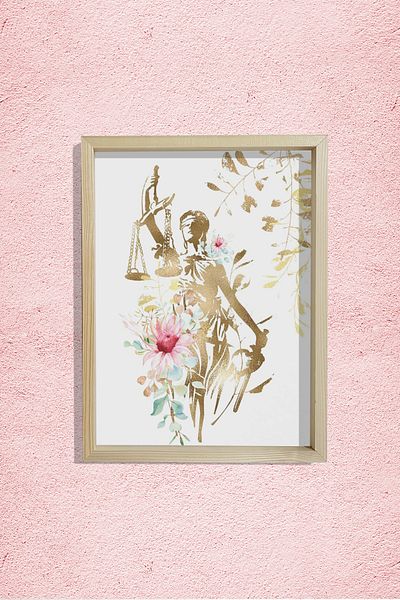 Dekor Loft Pictură de perete pentru decorarea biroului avocatului