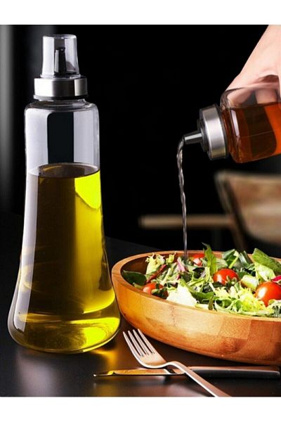 Cambu 2 Pieces Borosilicate Glass Non-Drip 1 Liter Oil Pot-Jumbo Size Oil Pot