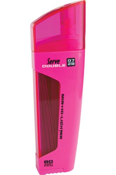 Serve Bold Double Steps 3lü Set Pembe